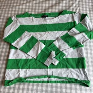 Jcrew boatneck striped top